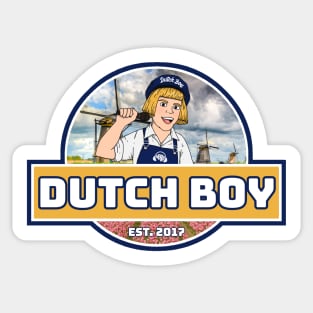 Vintage Dutch Boy Sticker